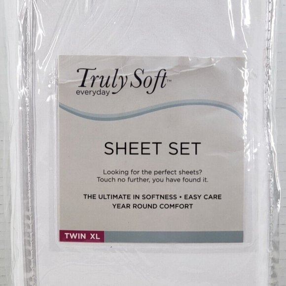 Everyday Solid Sheet Set twin xl - Truly Soft - Picture 1 of 3
